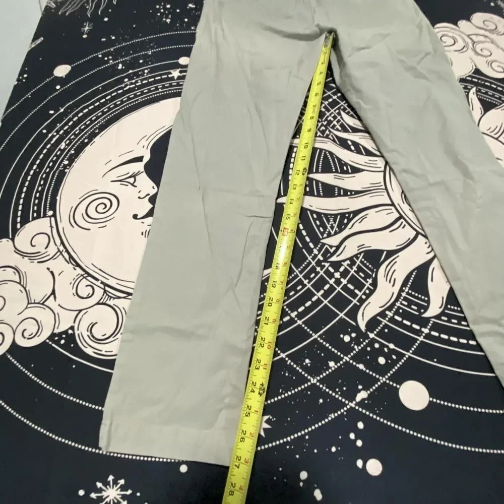 Banana Republic Fulton Chino Pant Mens 32x30 Beige Cotton Skinny Career Stretch